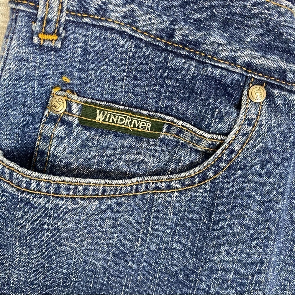 Windriver Fleece Lined Jeans 40X32 100% Cotton Relaxed Fit Tapered - Picture 8 of 14